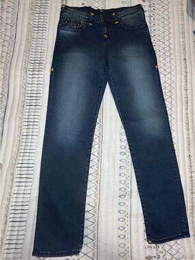 True religion geno slim dark denim size 18 inseam 27 like new